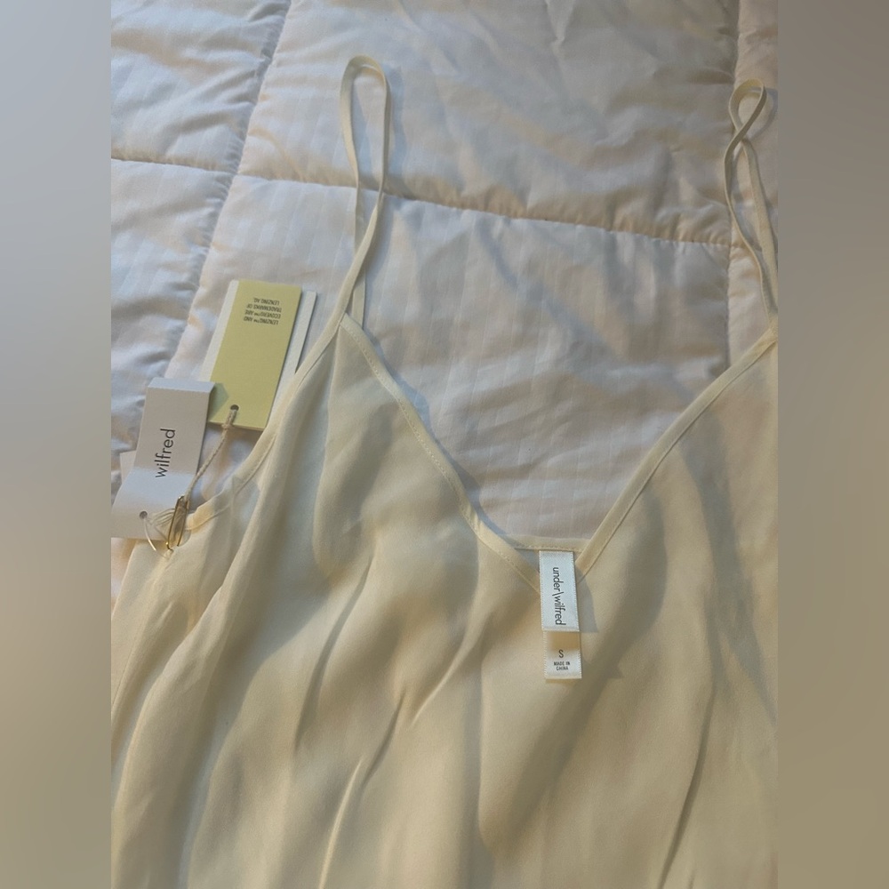 NWT Aritzia Wilfred Secret Midi Slip Dress - Picture 6 of 12